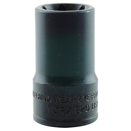 K-TOOL INTERNATIONAL Torx Socket 1/2" Dr, black oxide KTI-22689